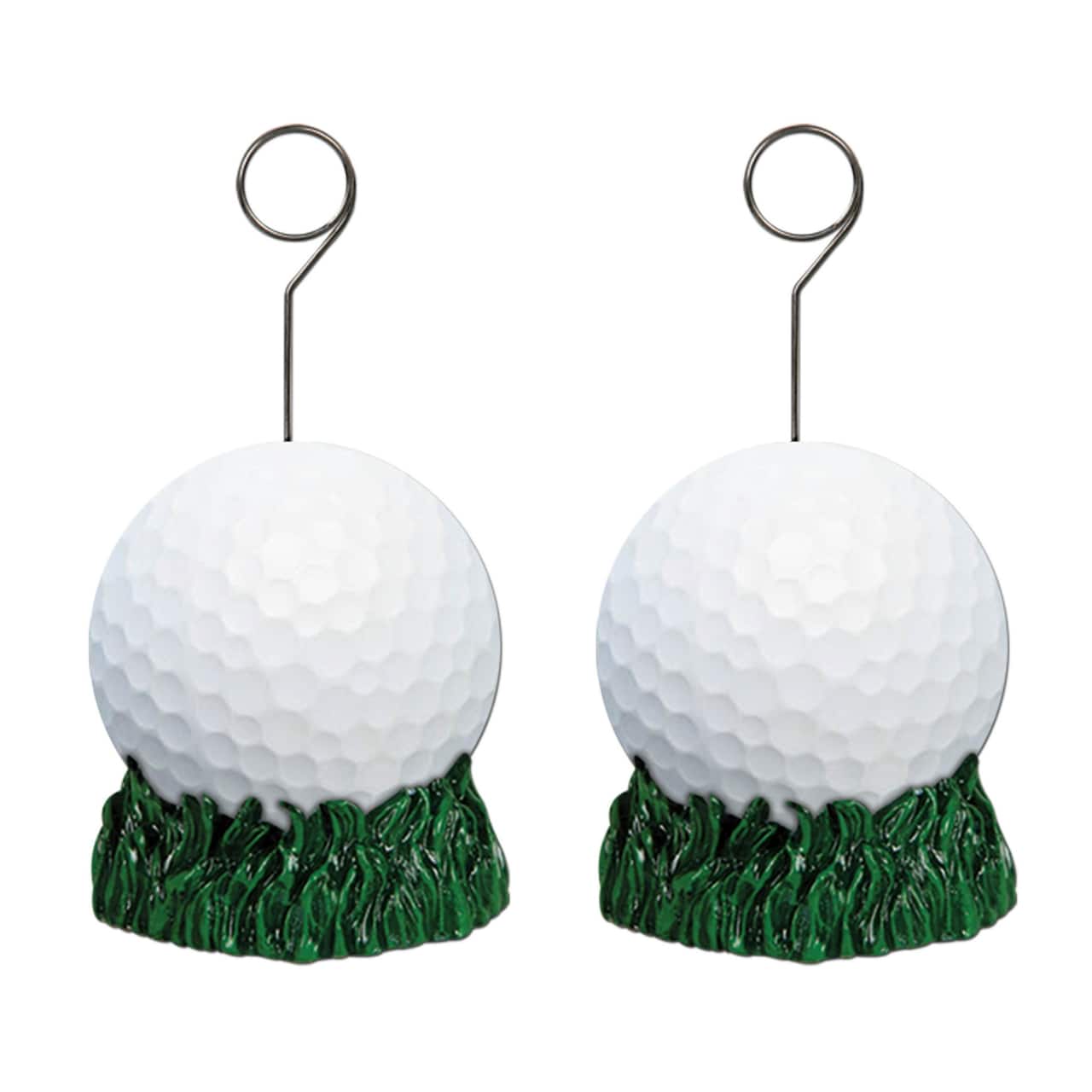 Beistle 6oz. Golf Ball Photo & Balloon Holders, 2ct.